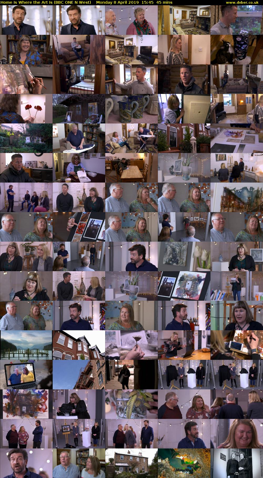 Home Is Where the Art Is (BBC ONE N West) Monday 8 April 2019 15:45 - 16:30