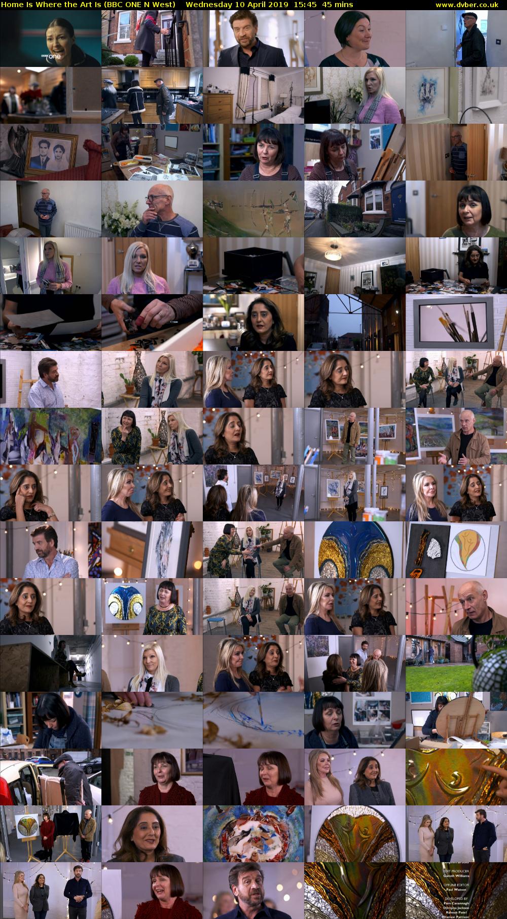 Home Is Where the Art Is (BBC ONE N West) Wednesday 10 April 2019 15:45 - 16:30