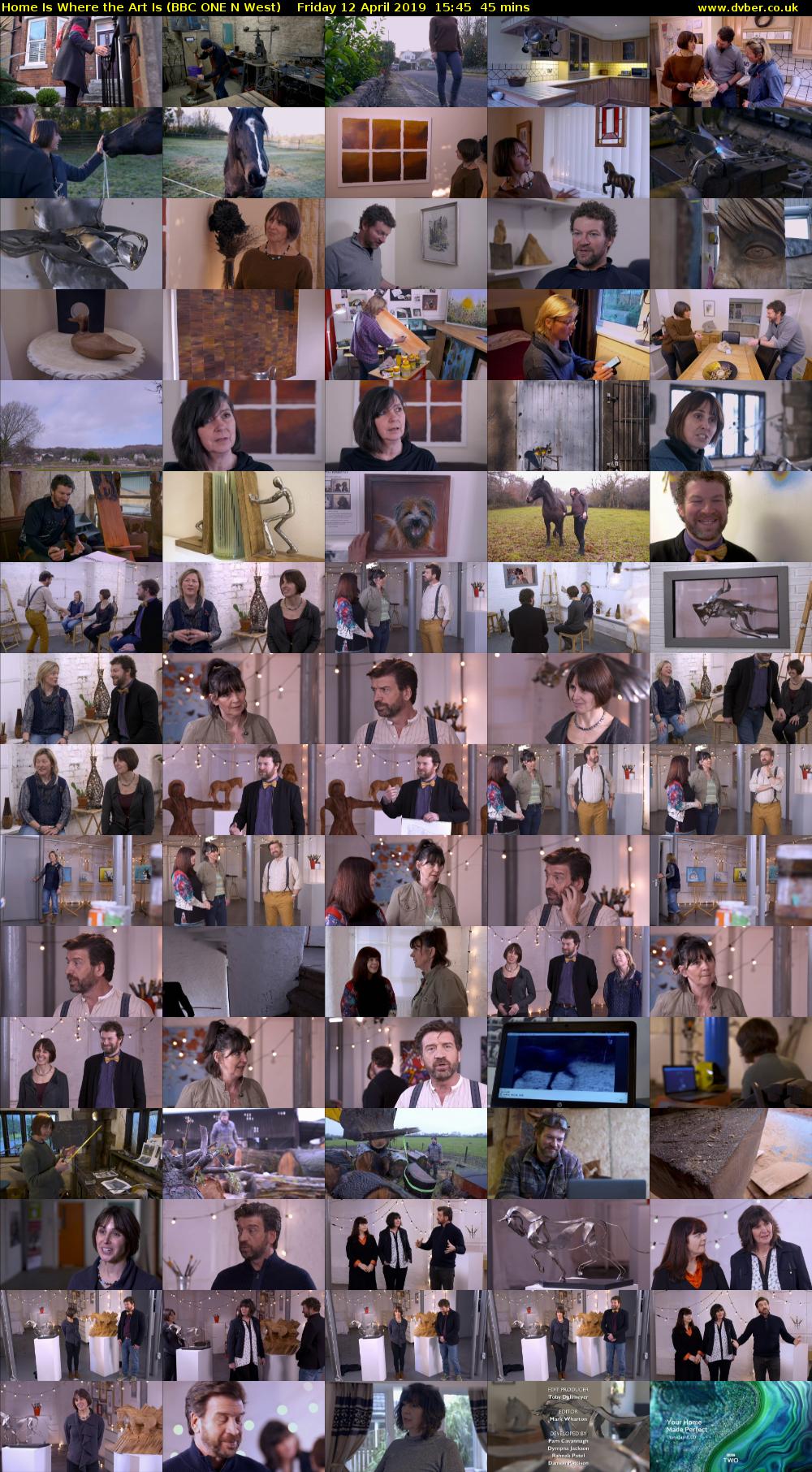 Home Is Where the Art Is (BBC ONE N West) Friday 12 April 2019 15:45 - 16:30