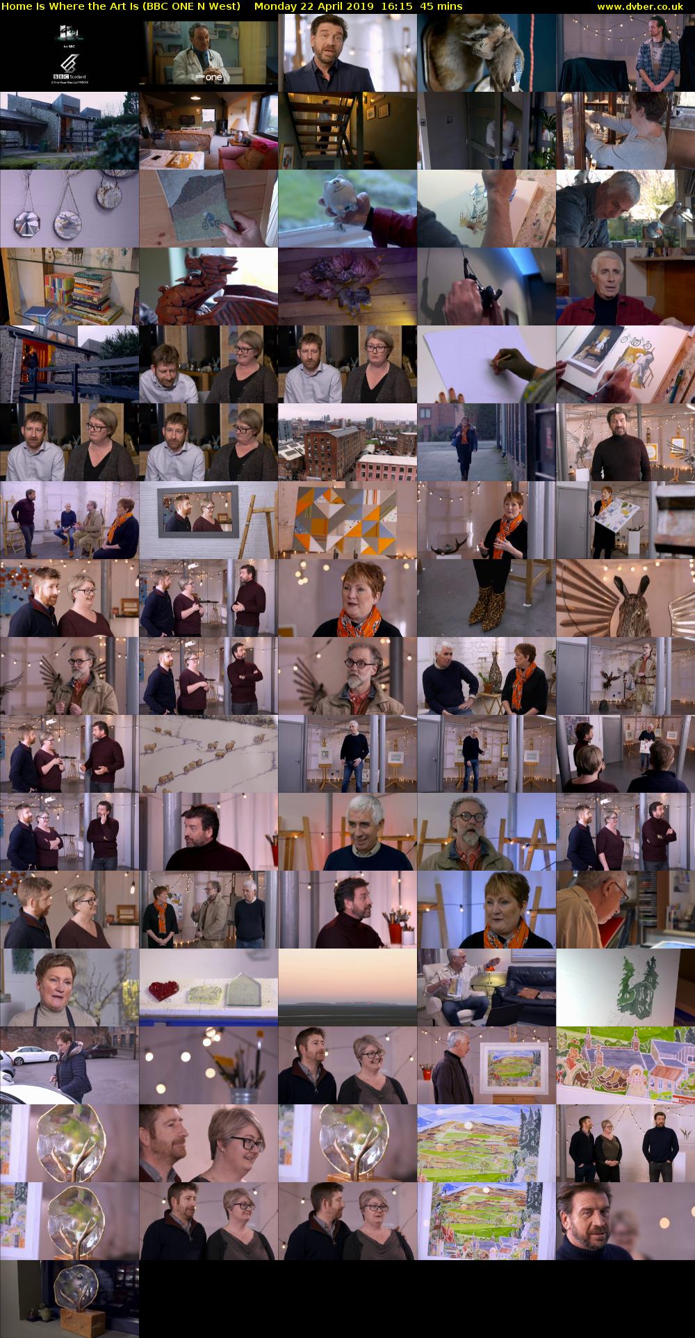Home Is Where the Art Is (BBC ONE N West) Monday 22 April 2019 16:15 - 17:00