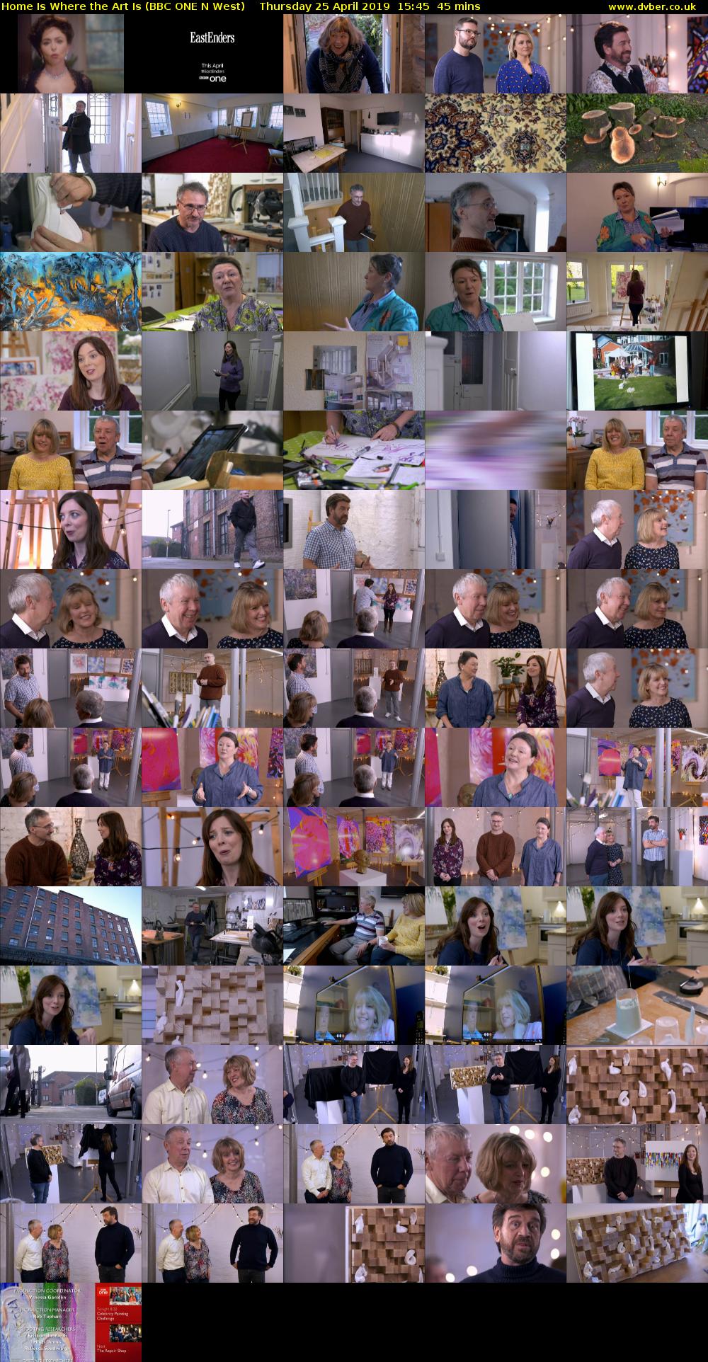 Home Is Where the Art Is (BBC ONE N West) Thursday 25 April 2019 15:45 - 16:30