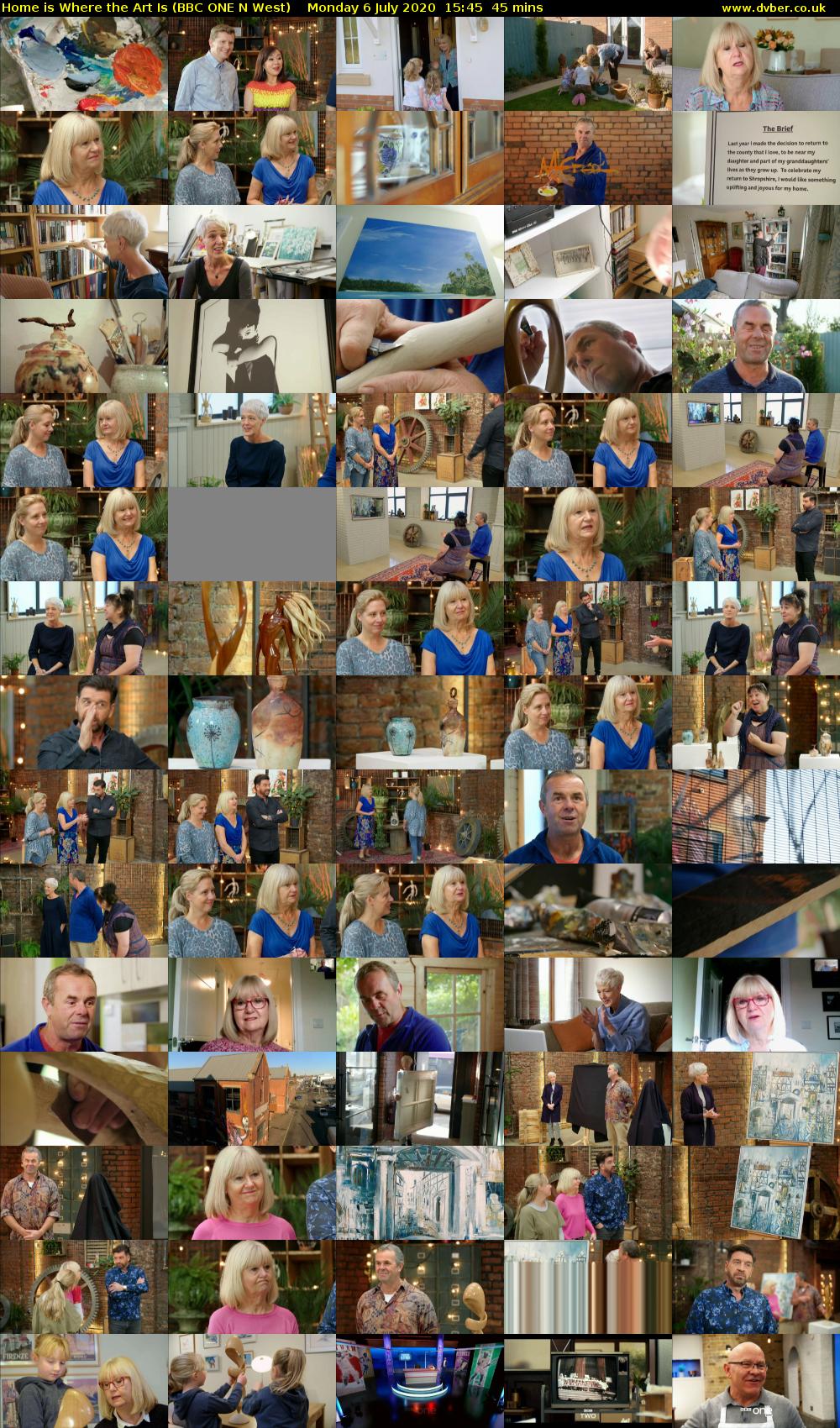 Home Is Where the Art Is (BBC ONE N West) Monday 6 July 2020 15:45 - 16:30
