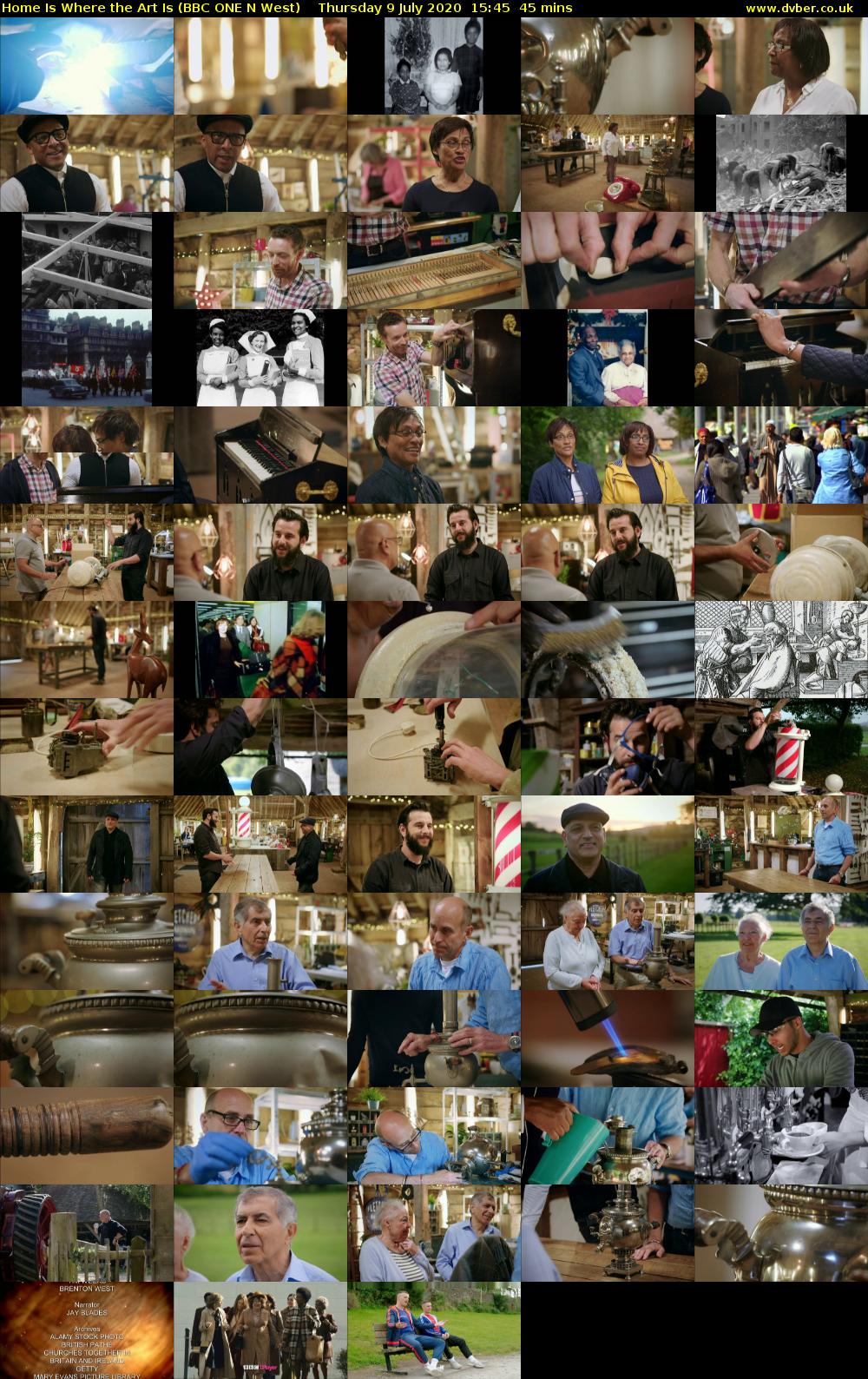 Home Is Where the Art Is (BBC ONE N West) Thursday 9 July 2020 15:45 - 16:30