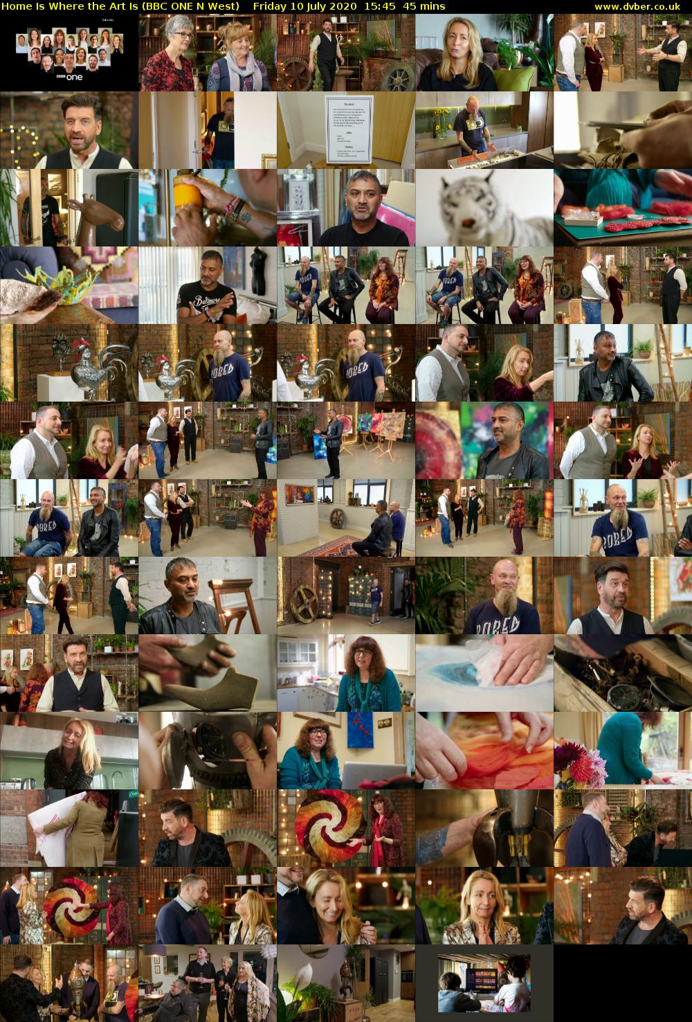 Home Is Where the Art Is (BBC ONE N West) Friday 10 July 2020 15:45 - 16:30