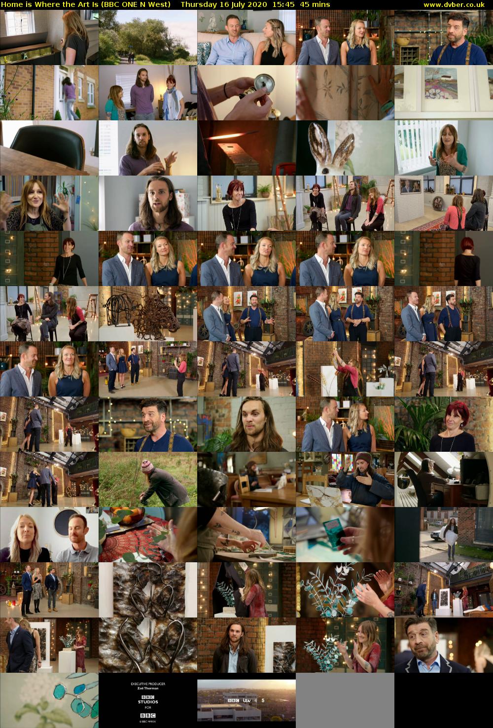 Home Is Where the Art Is (BBC ONE N West) Thursday 16 July 2020 15:45 - 16:30