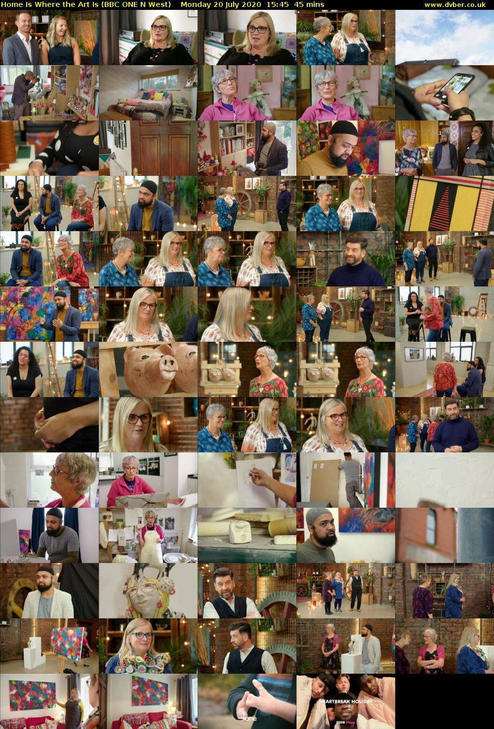 Home Is Where the Art Is (BBC ONE N West) Monday 20 July 2020 15:45 - 16:30