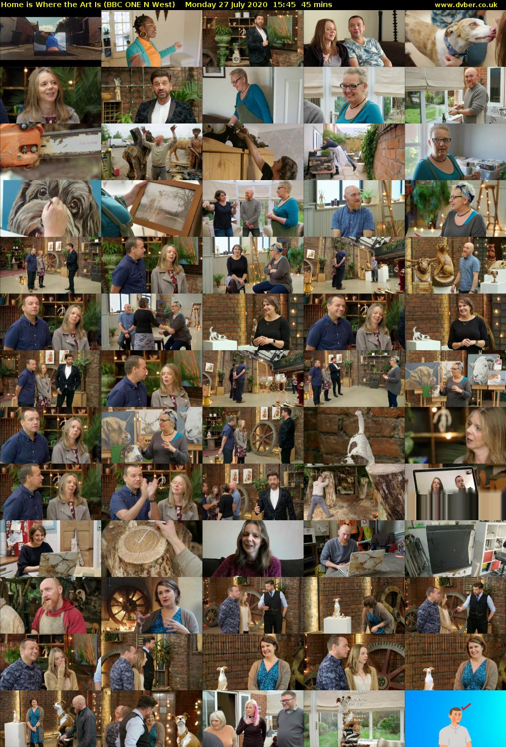 Home Is Where the Art Is (BBC ONE N West) Monday 27 July 2020 15:45 - 16:30