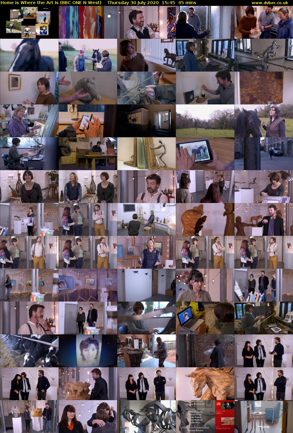 Home Is Where the Art Is (BBC ONE N West) Thursday 30 July 2020 15:45 - 16:30