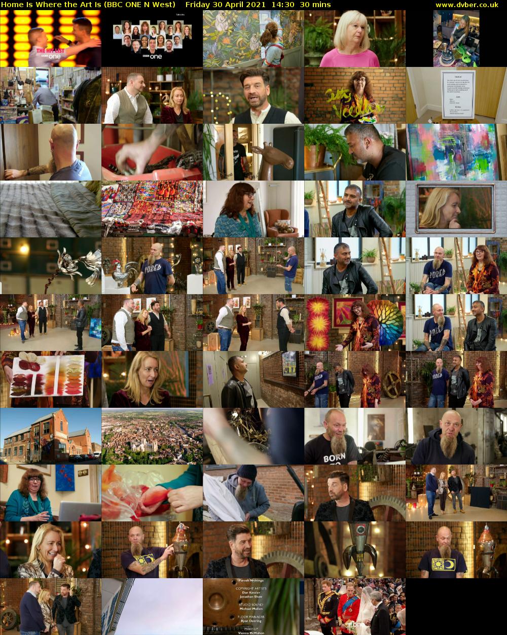 Home Is Where the Art Is (BBC ONE N West) Friday 30 April 2021 14:30 - 15:00