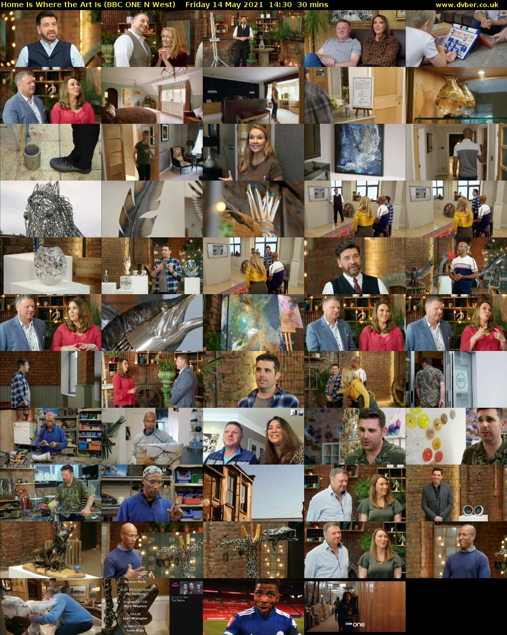 Home Is Where the Art Is (BBC ONE N West) Friday 14 May 2021 14:30 - 15:00
