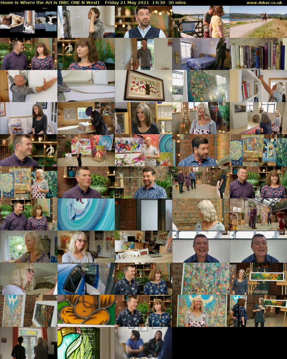 Home Is Where the Art Is (BBC ONE N West) Friday 21 May 2021 14:30 - 15:00