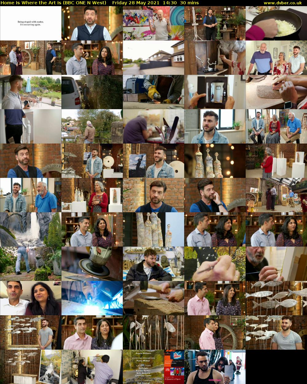 Home Is Where the Art Is (BBC ONE N West) Friday 28 May 2021 14:30 - 15:00