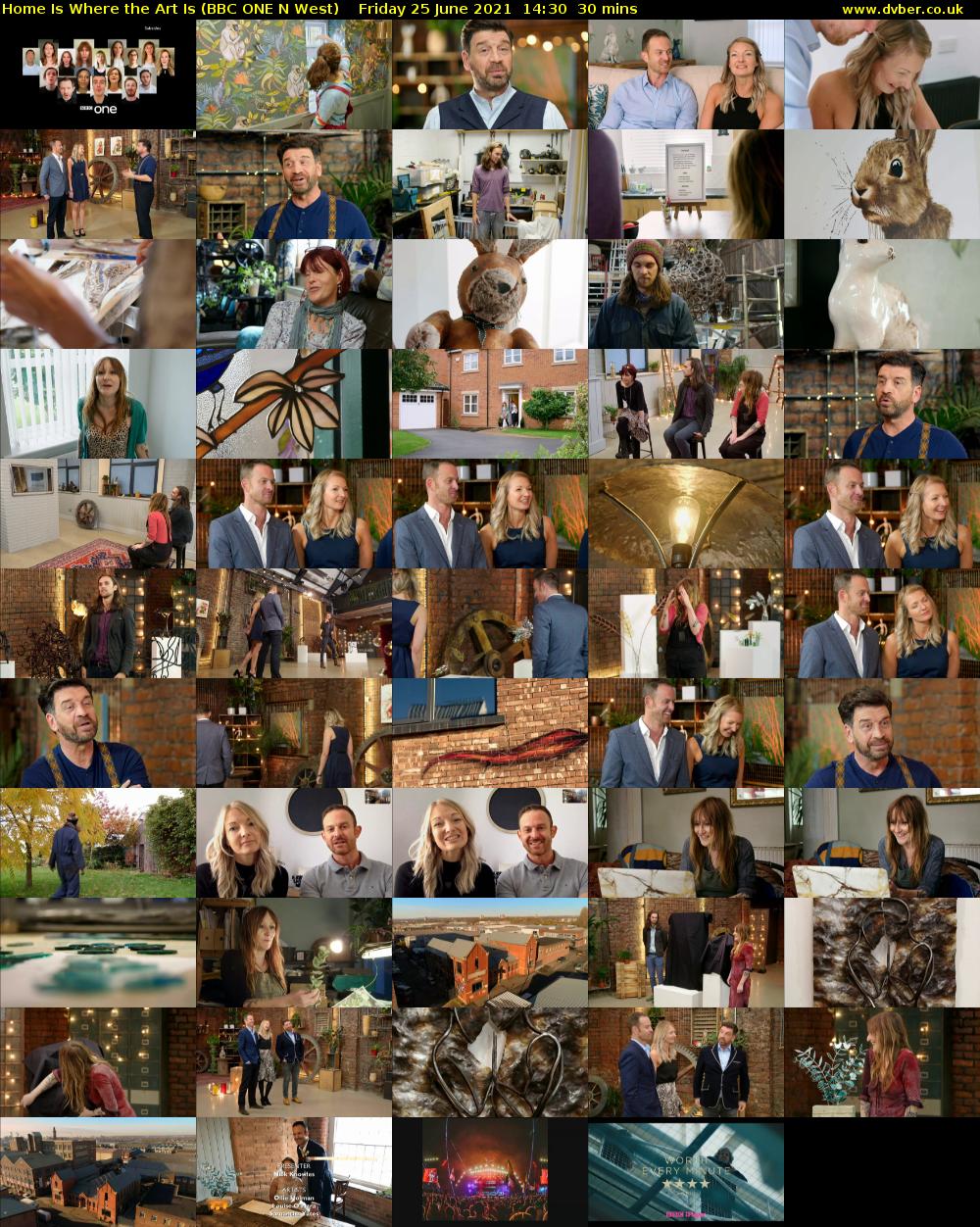 Home Is Where the Art Is (BBC ONE N West) Friday 25 June 2021 14:30 - 15:00