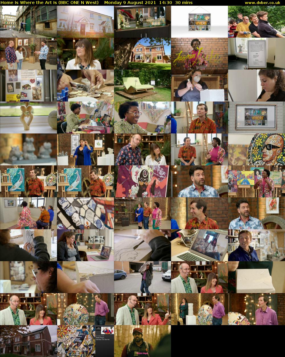 Home Is Where the Art Is (BBC ONE N West) Monday 9 August 2021 14:30 - 15:00