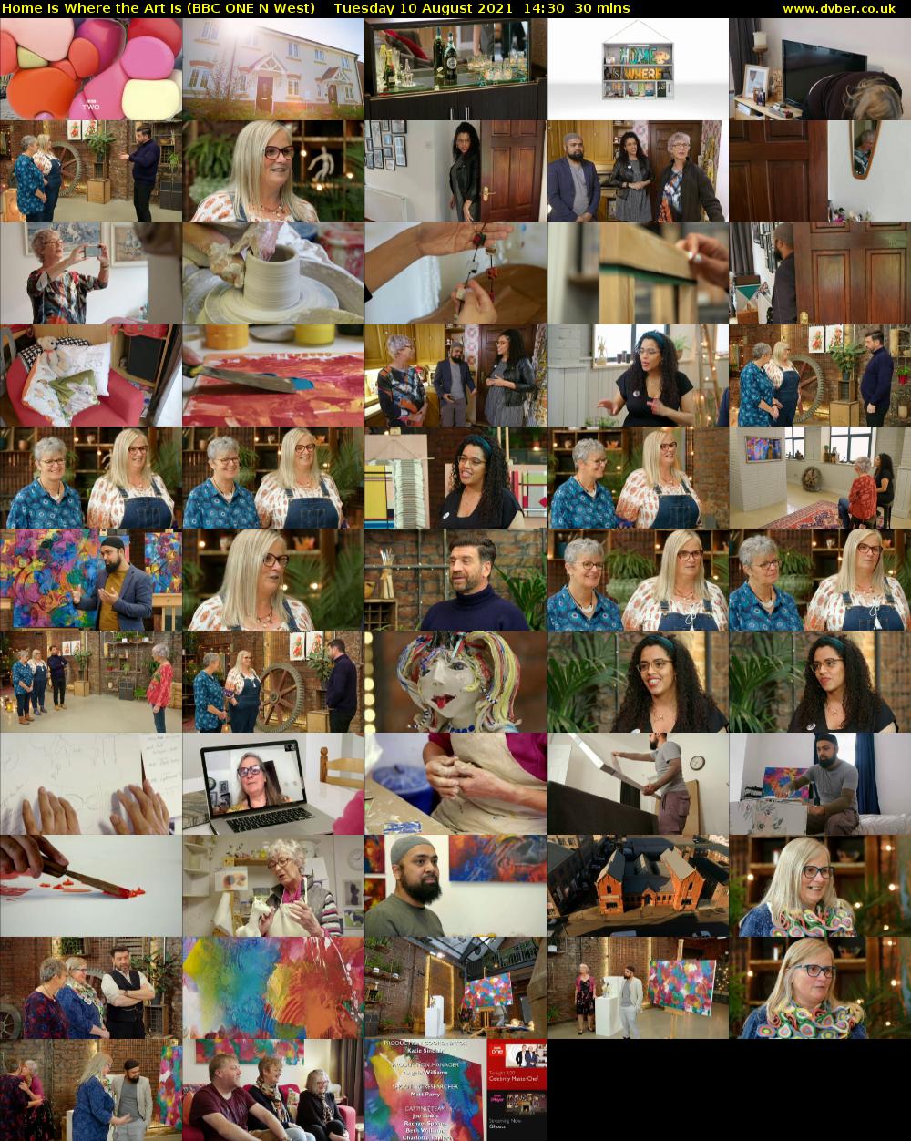 Home Is Where the Art Is (BBC ONE N West) Tuesday 10 August 2021 14:30 - 15:00