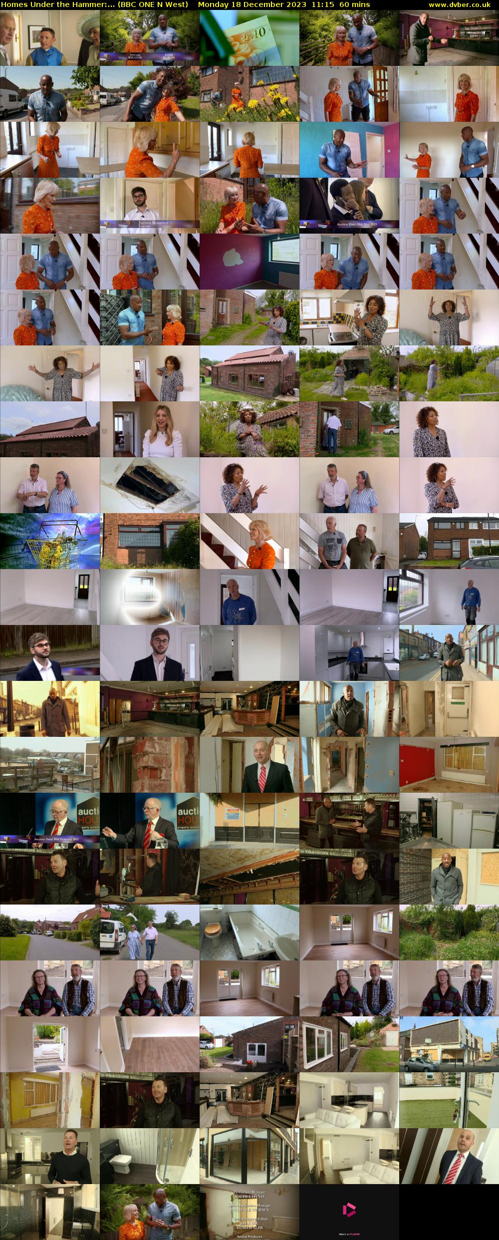 Homes Under the Hammer:... (BBC ONE N West) Monday 18 December 2023 11:15 - 12:15