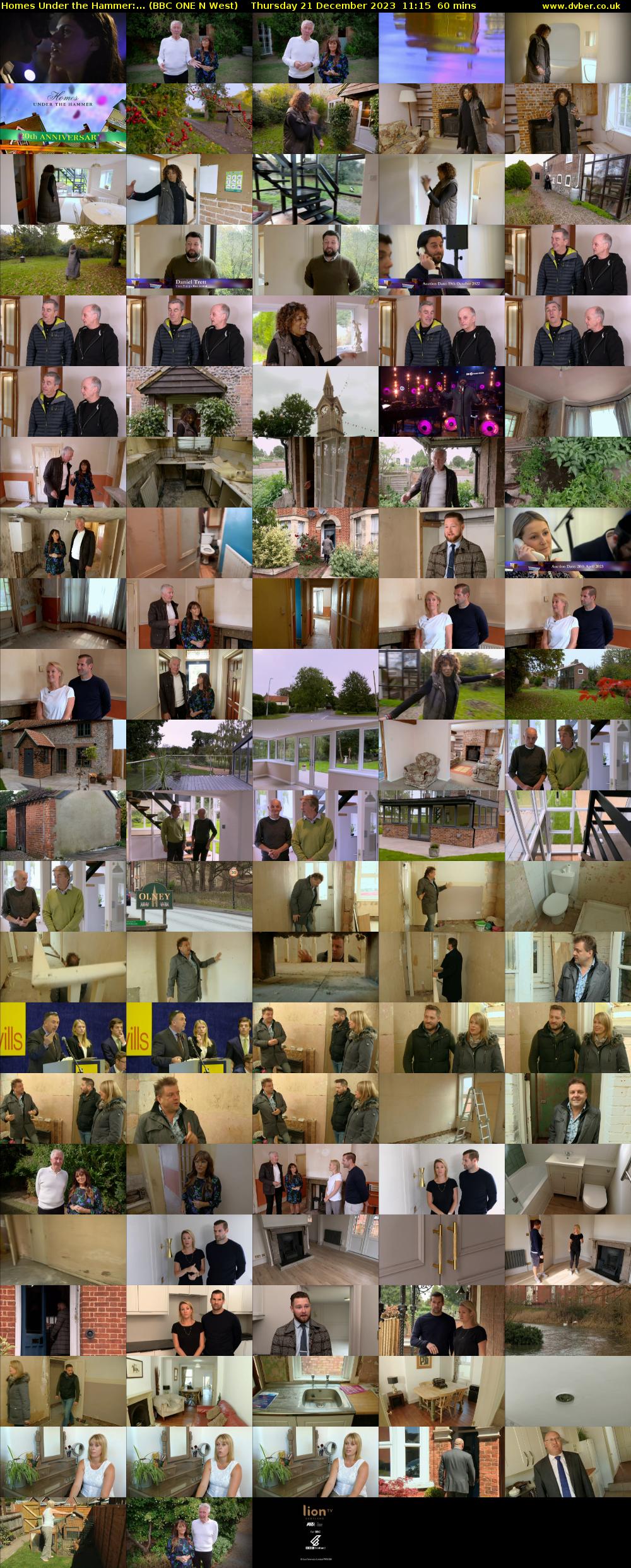 Homes Under the Hammer:... (BBC ONE N West) Thursday 21 December 2023 11:15 - 12:15
