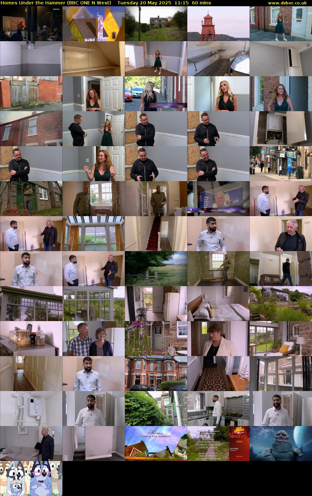 Homes Under the Hammer (BBC ONE N West) Tuesday 20 May 2025 11:15 - 12:15