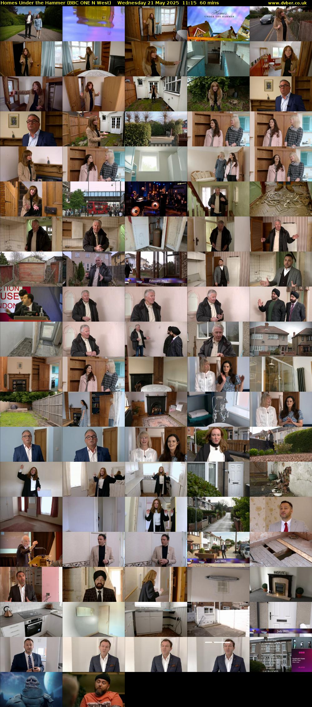Homes Under the Hammer (BBC ONE N West) Wednesday 21 May 2025 11:15 - 12:15