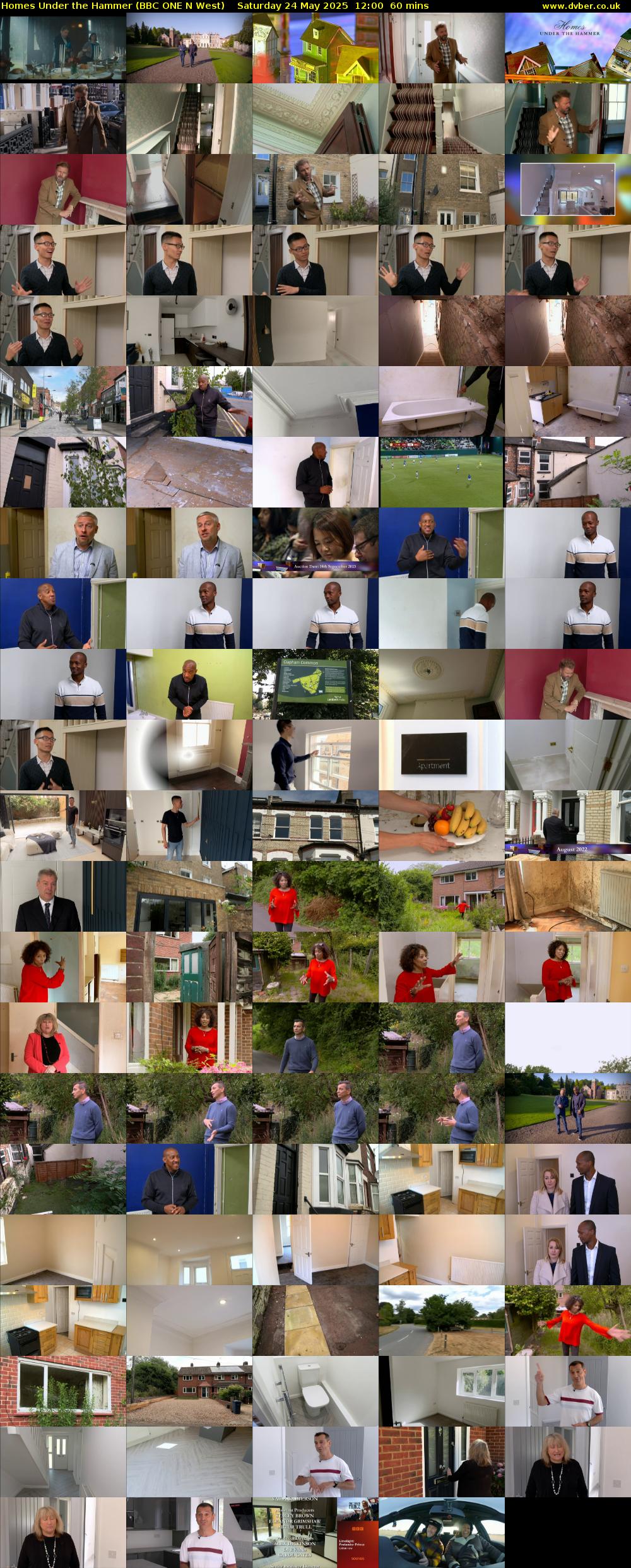 Homes Under the Hammer (BBC ONE N West) Saturday 24 May 2025 12:00 - 13:00