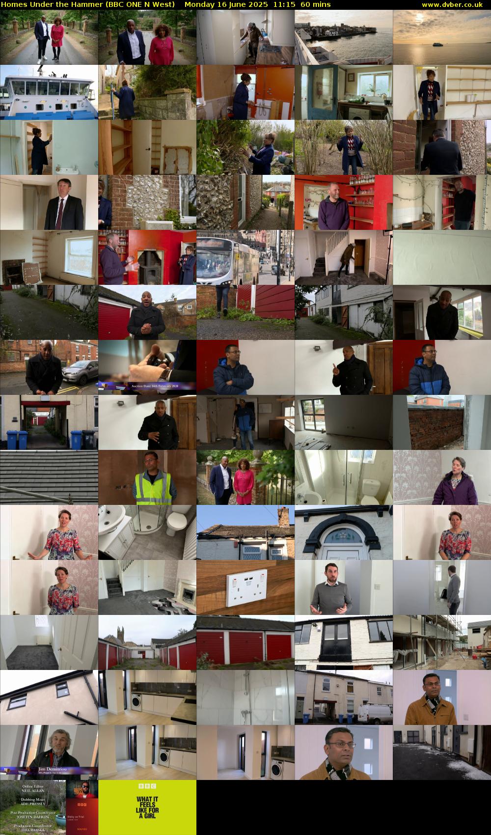 Homes Under the Hammer (BBC ONE N West) Monday 16 June 2025 11:15 - 12:15
