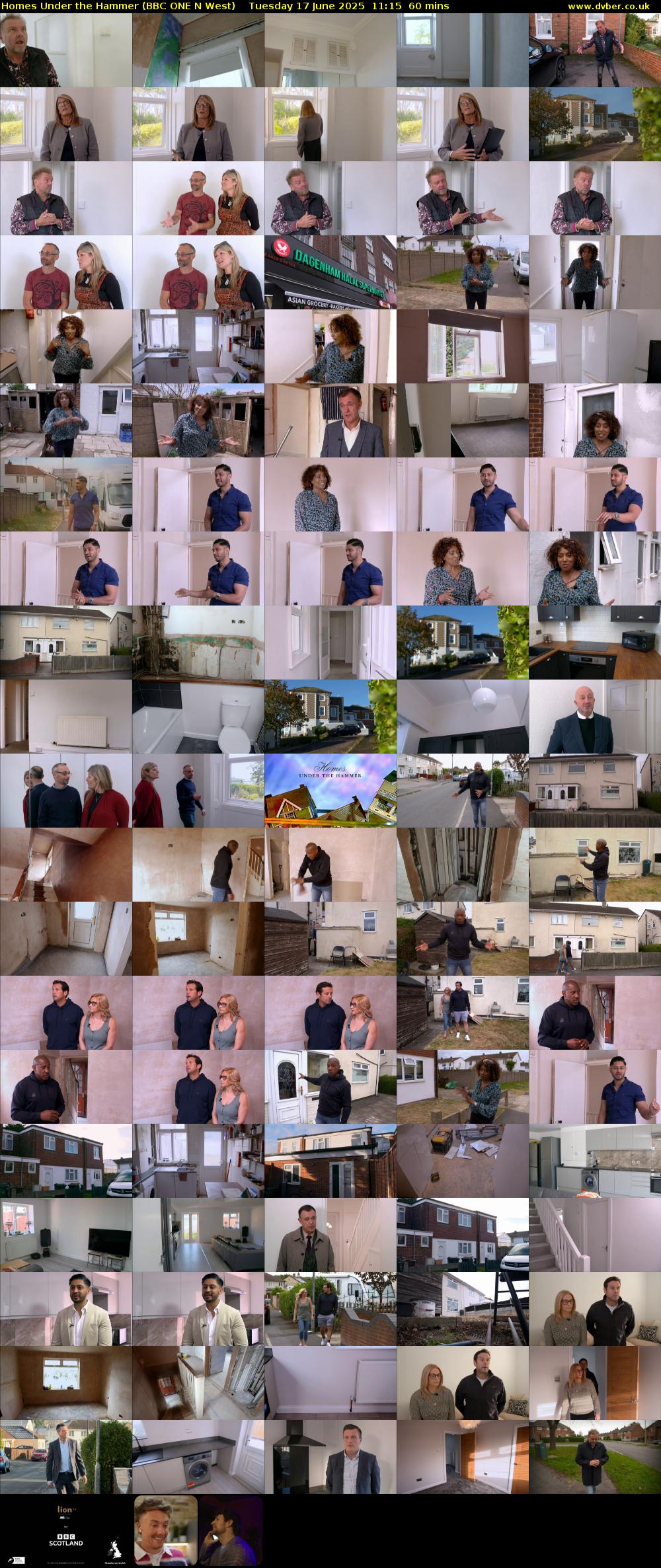 Homes Under the Hammer (BBC ONE N West) Tuesday 17 June 2025 11:15 - 12:15