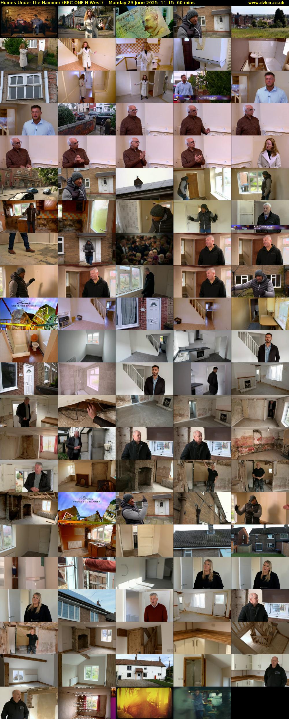 Homes Under the Hammer (BBC ONE N West) Monday 23 June 2025 11:15 - 12:15