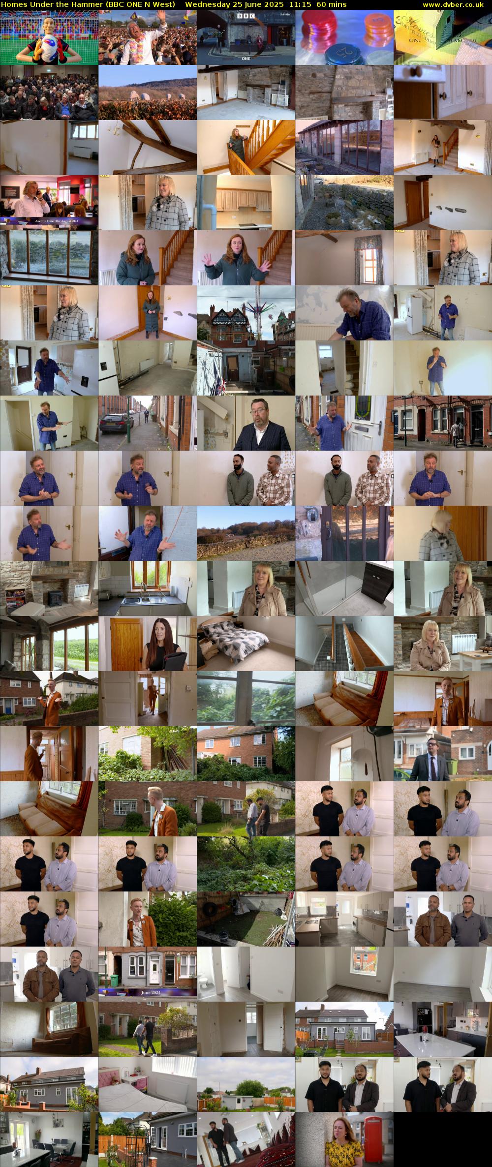 Homes Under the Hammer (BBC ONE N West) Wednesday 25 June 2025 11:15 - 12:15