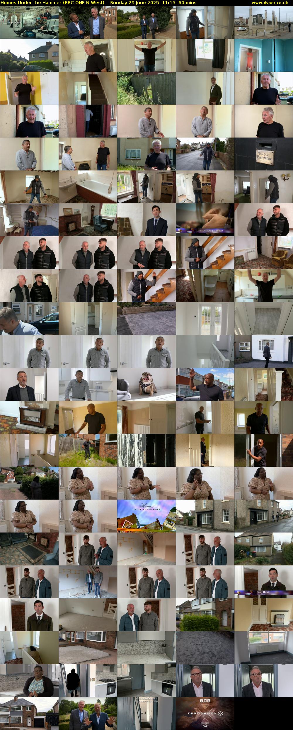 Homes Under the Hammer (BBC ONE N West) Sunday 29 June 2025 11:15 - 12:15