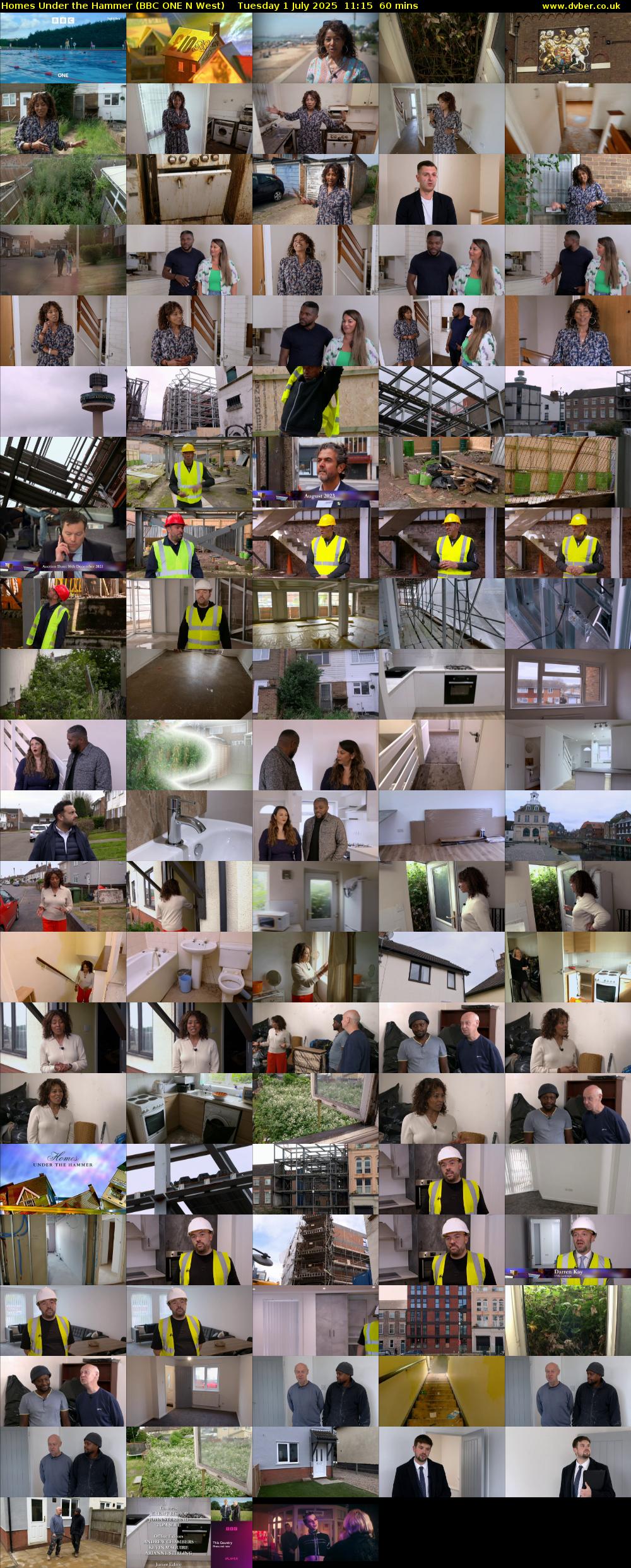 Homes Under the Hammer (BBC ONE N West) Tuesday 1 July 2025 11:15 - 12:15