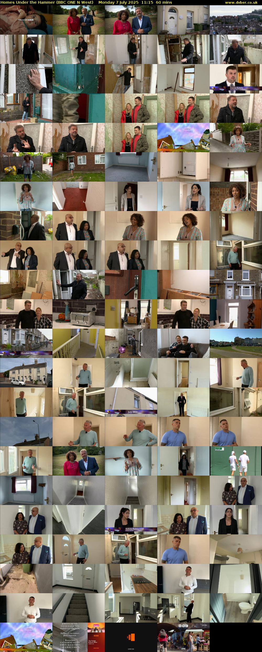 Homes Under the Hammer (BBC ONE N West) Monday 7 July 2025 11:15 - 12:15