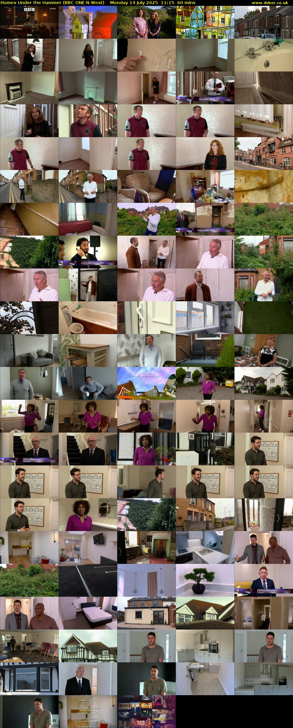 Homes Under the Hammer (BBC ONE N West) Monday 14 July 2025 11:15 - 12:15