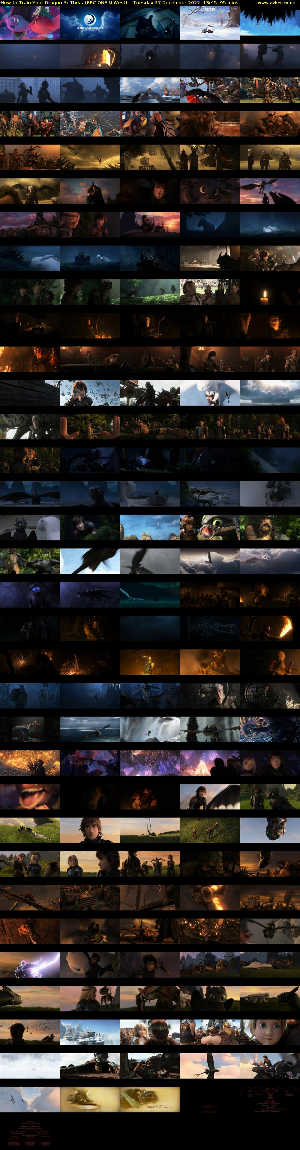 How to Train Your Dragon 3: The... (BBC ONE N West) Tuesday 27 December 2022 13:45 - 15:20