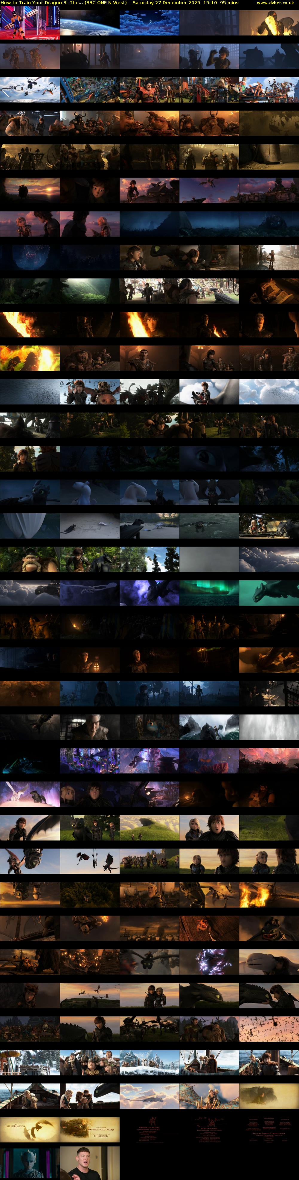 How to Train Your Dragon 3: The... (BBC ONE N West) Saturday 27 December 2025 15:10 - 16:45