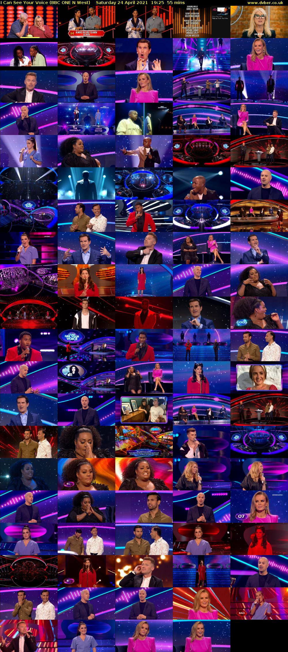 I Can See Your Voice (BBC ONE N West) Saturday 24 April 2021 19:25 - 20:20