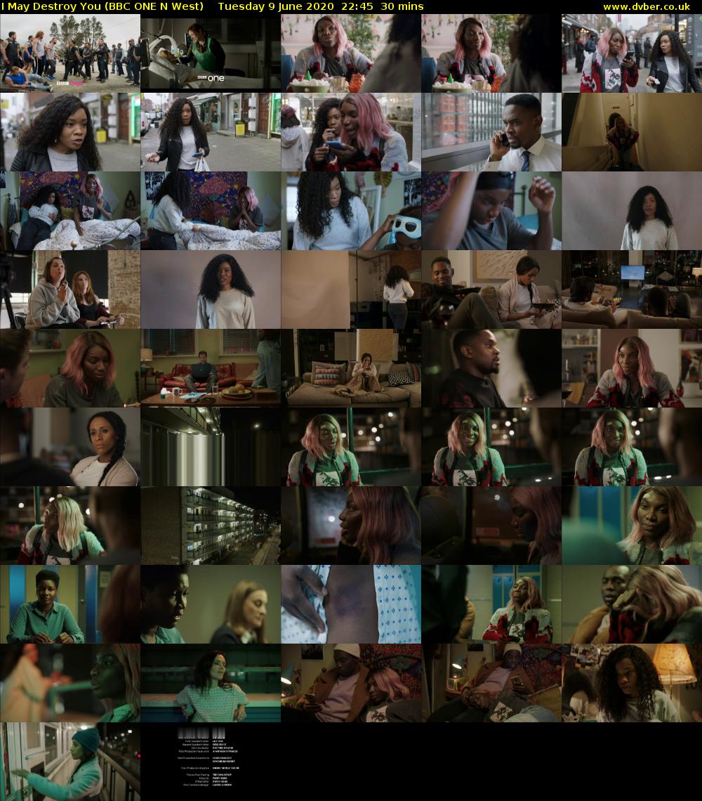 I May Destroy You (BBC ONE N West) Tuesday 9 June 2020 22:45 - 23:15