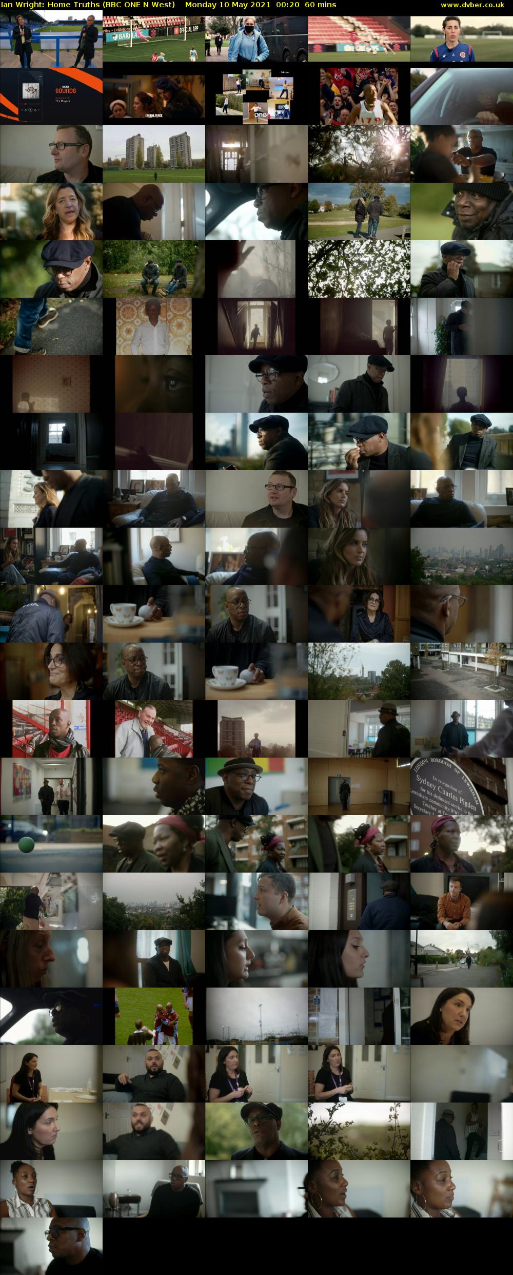 Ian Wright: Home Truths (BBC ONE N West) Monday 10 May 2021 00:20 - 01:20