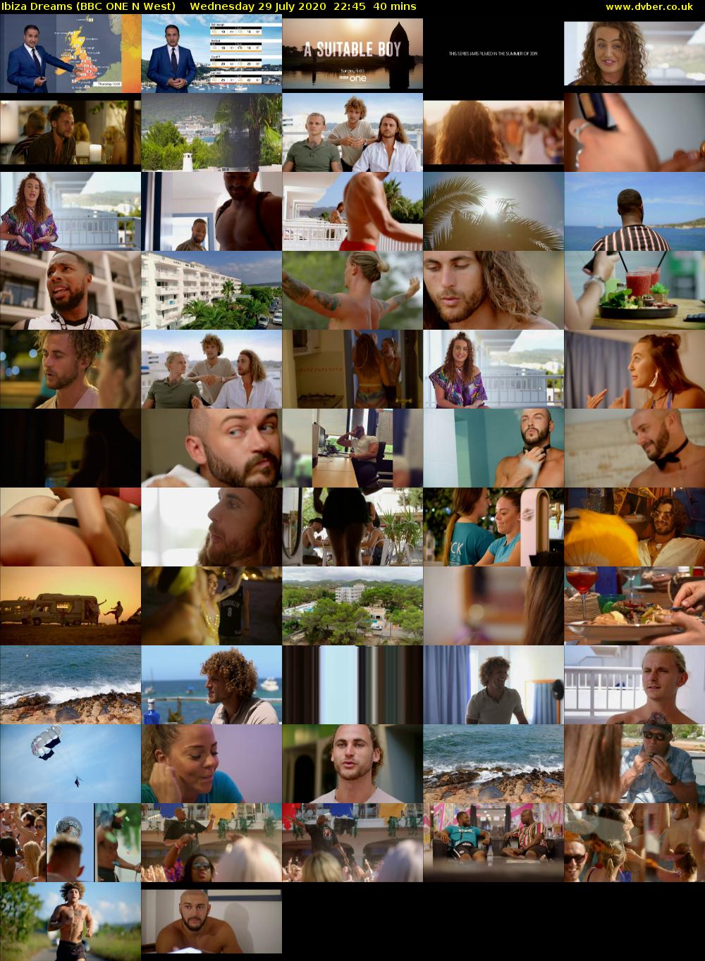 Ibiza Dreams (BBC ONE N West) Wednesday 29 July 2020 22:45 - 23:25