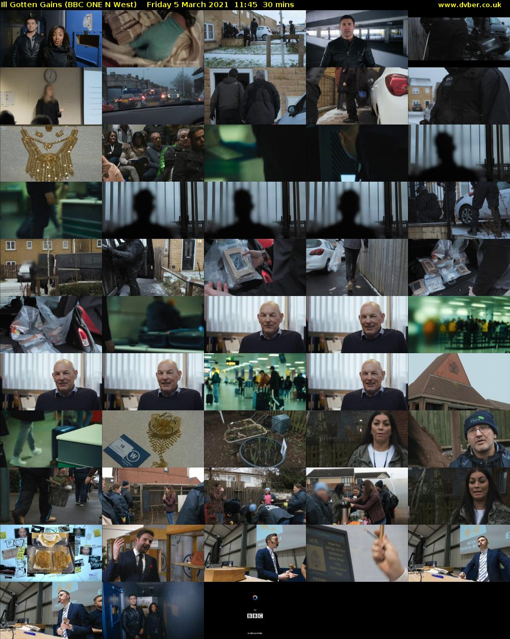 Ill Gotten Gains (BBC ONE N West) Friday 5 March 2021 11:45 - 12:15