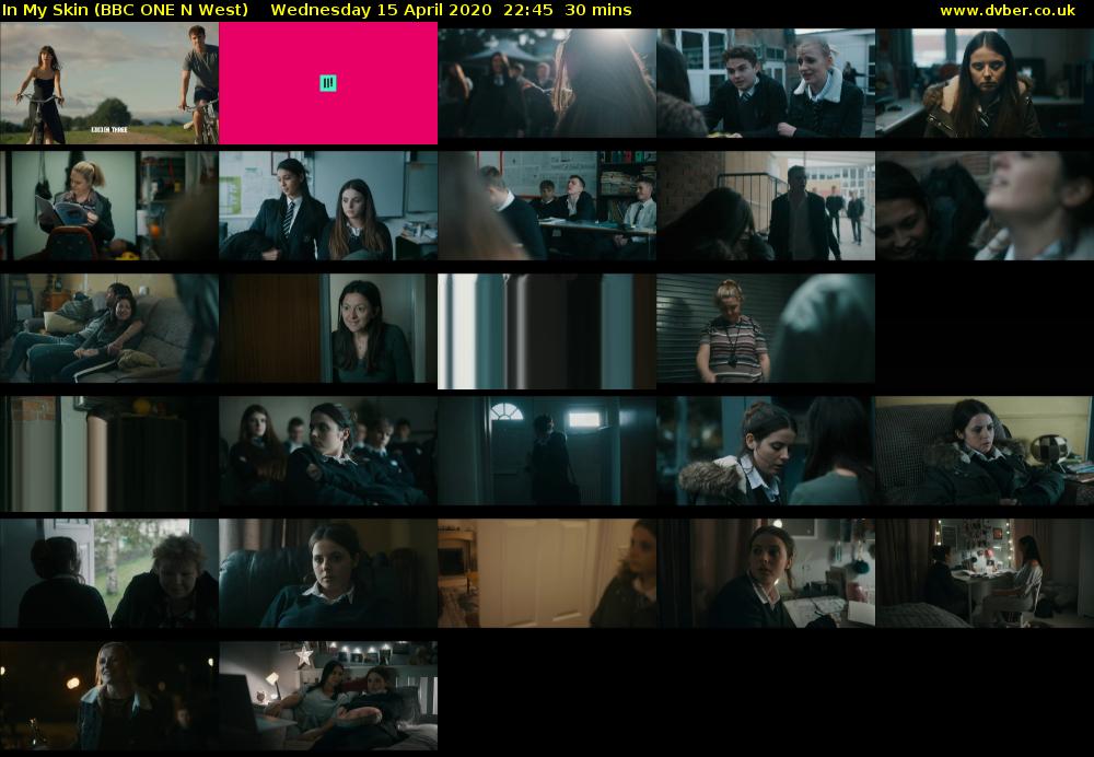 In My Skin (BBC ONE N West) Wednesday 15 April 2020 22:45 - 23:15