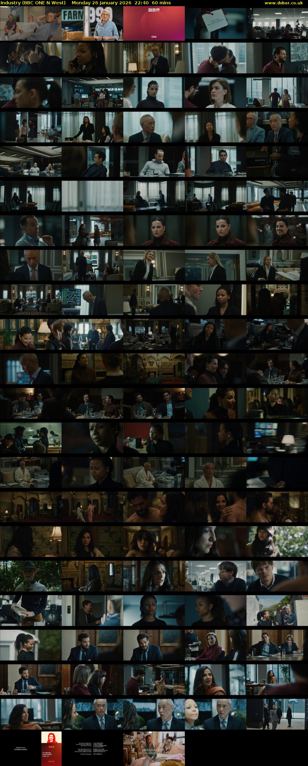 Industry (BBC ONE N West) Monday 26 January 2026 22:40 - 23:40