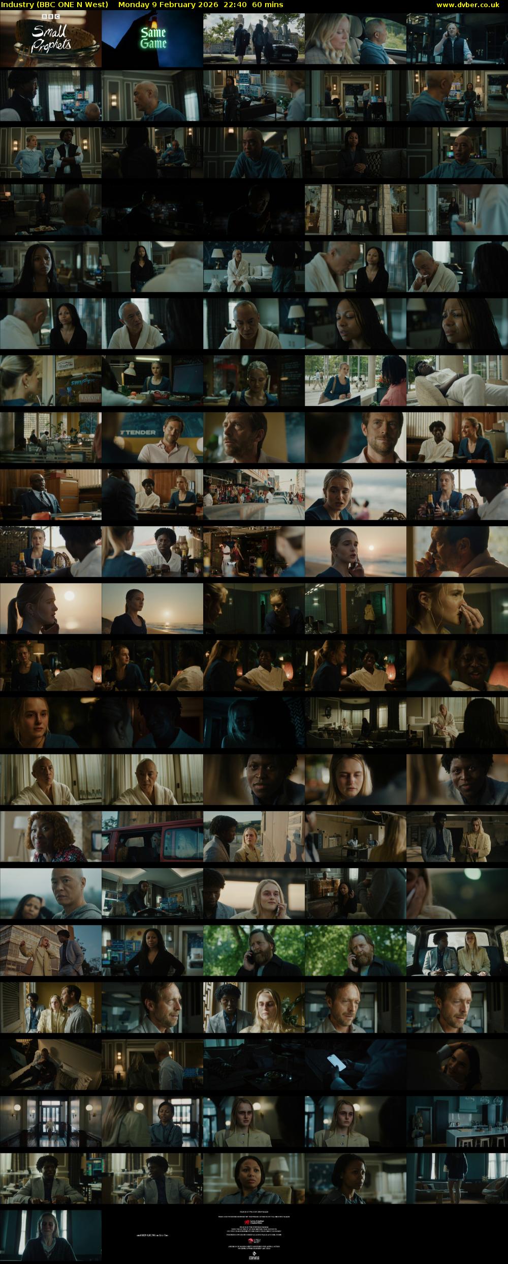 Industry (BBC ONE N West) Monday 9 February 2026 22:40 - 23:40