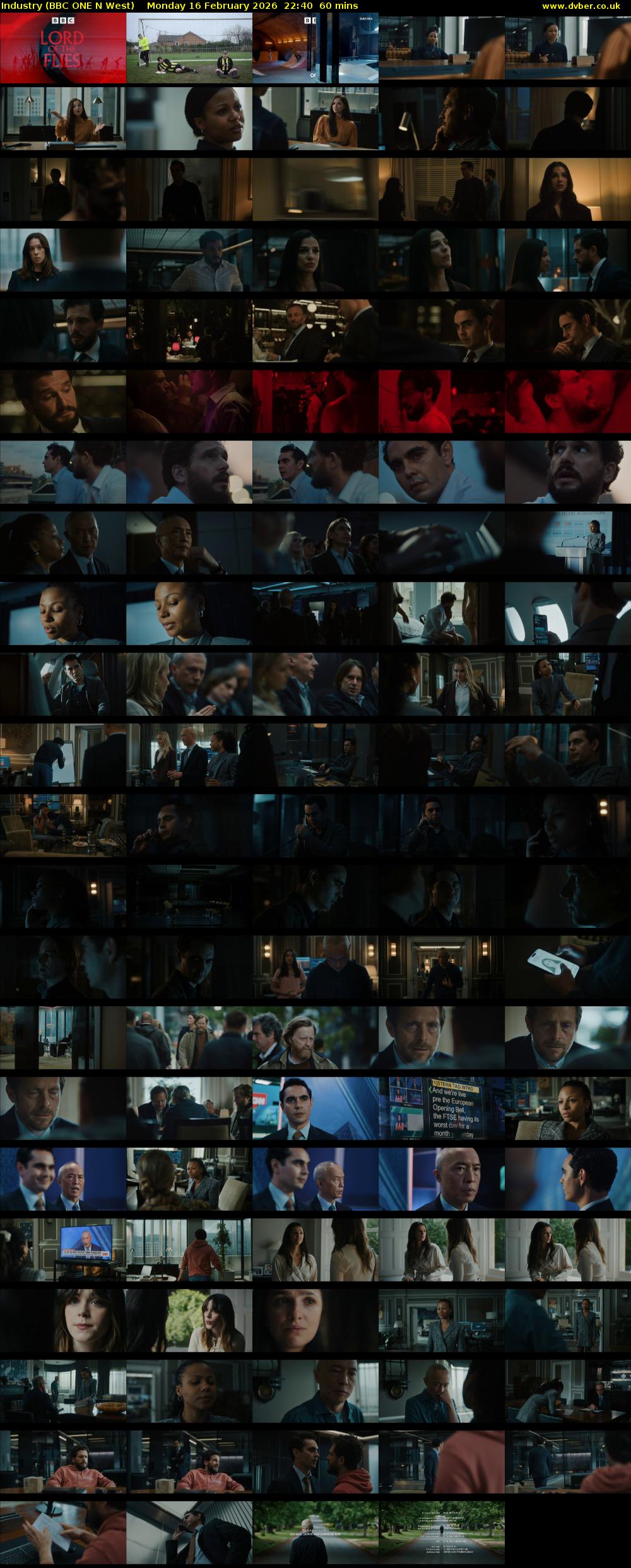 Industry (BBC ONE N West) Monday 16 February 2026 22:40 - 23:40