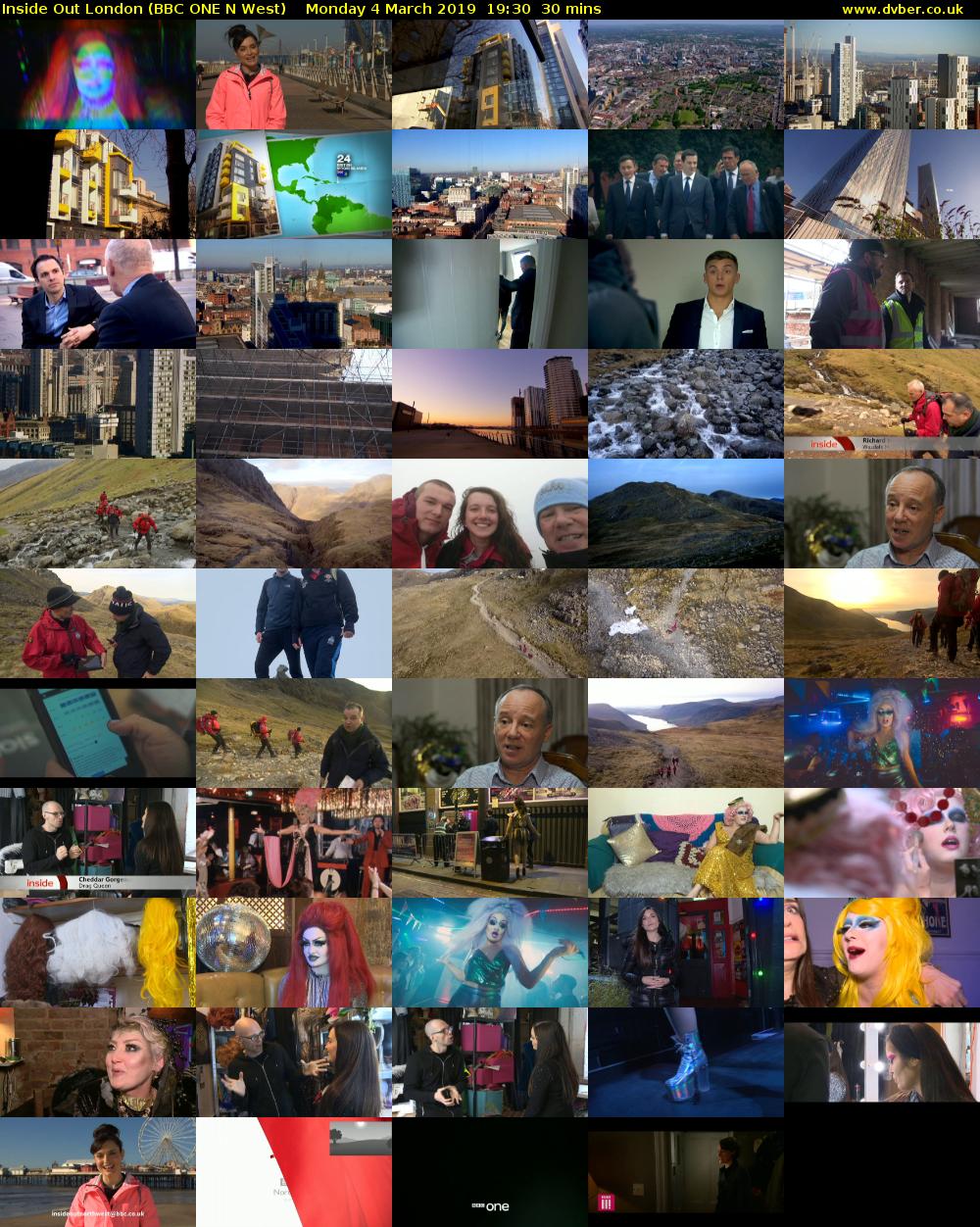 Inside Out London (BBC ONE N West) Monday 4 March 2019 19:30 - 20:00