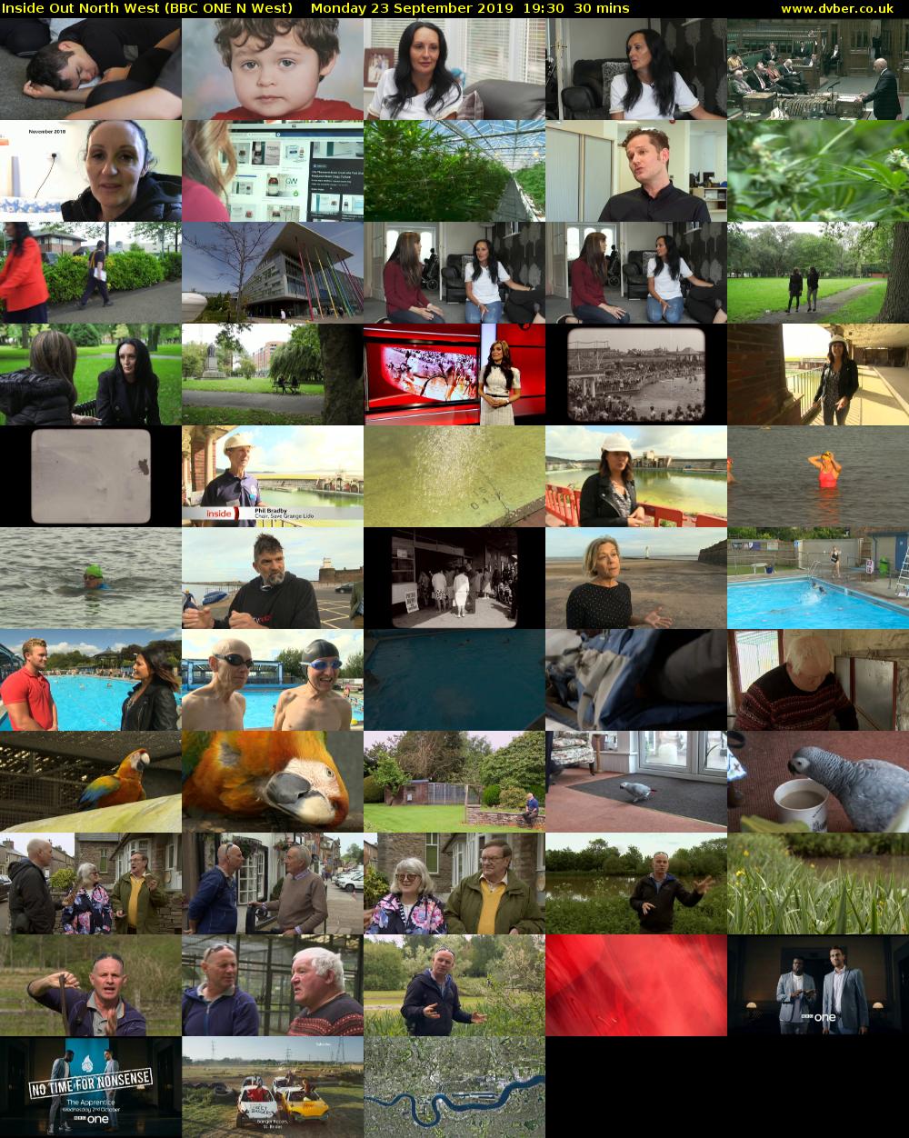 Inside Out North West (BBC ONE N West) Monday 23 September 2019 19:30 - 20:00