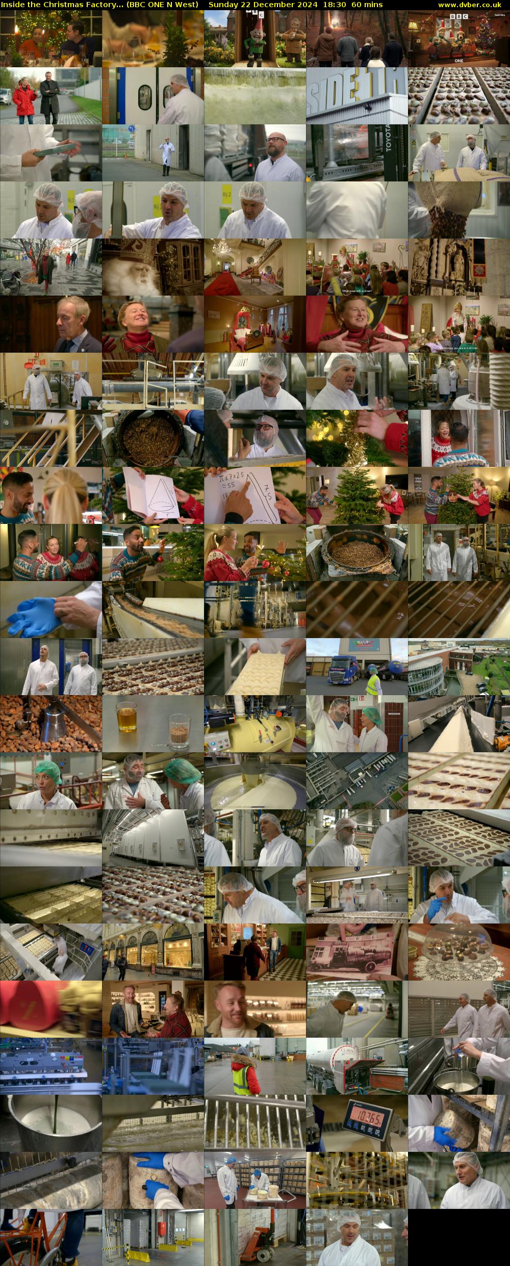 Inside the Christmas Factory... (BBC ONE N West) Sunday 22 December 2024 18:30 - 19:30