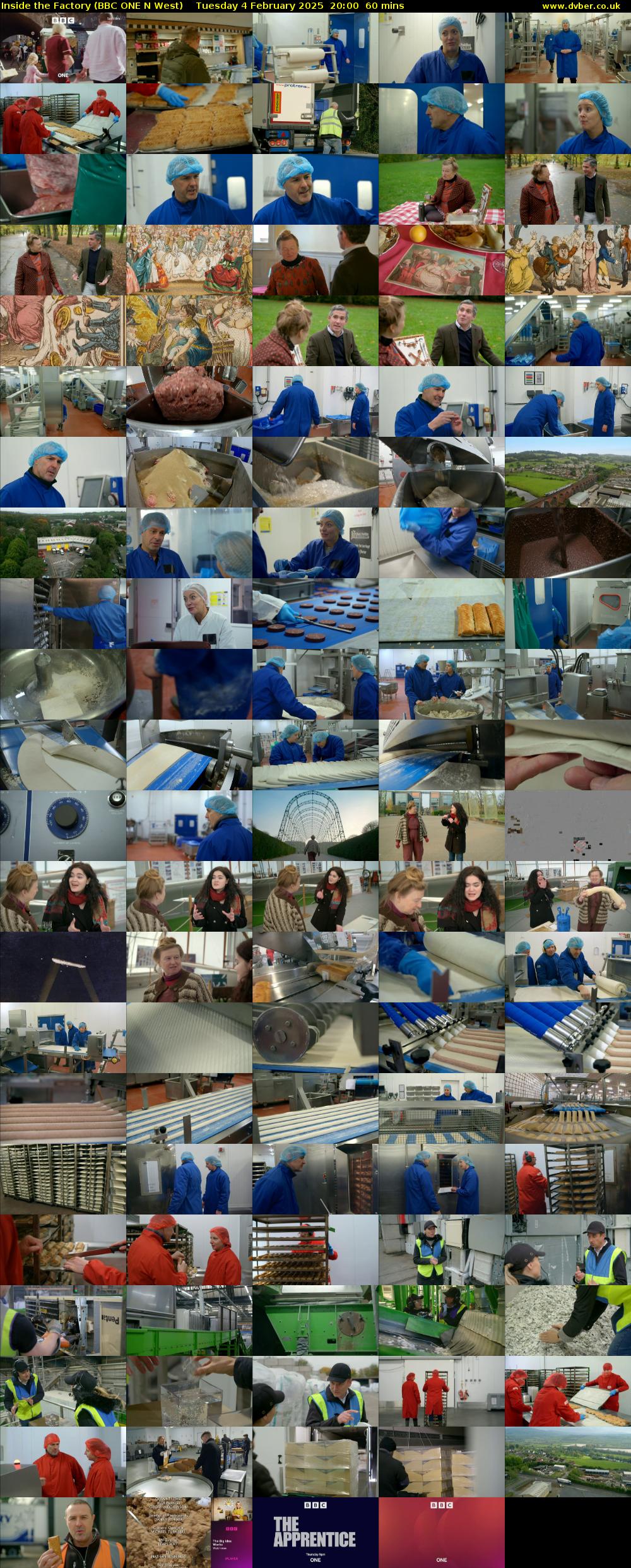 Inside the Factory (BBC ONE N West) Tuesday 4 February 2025 20:00 - 21:00
