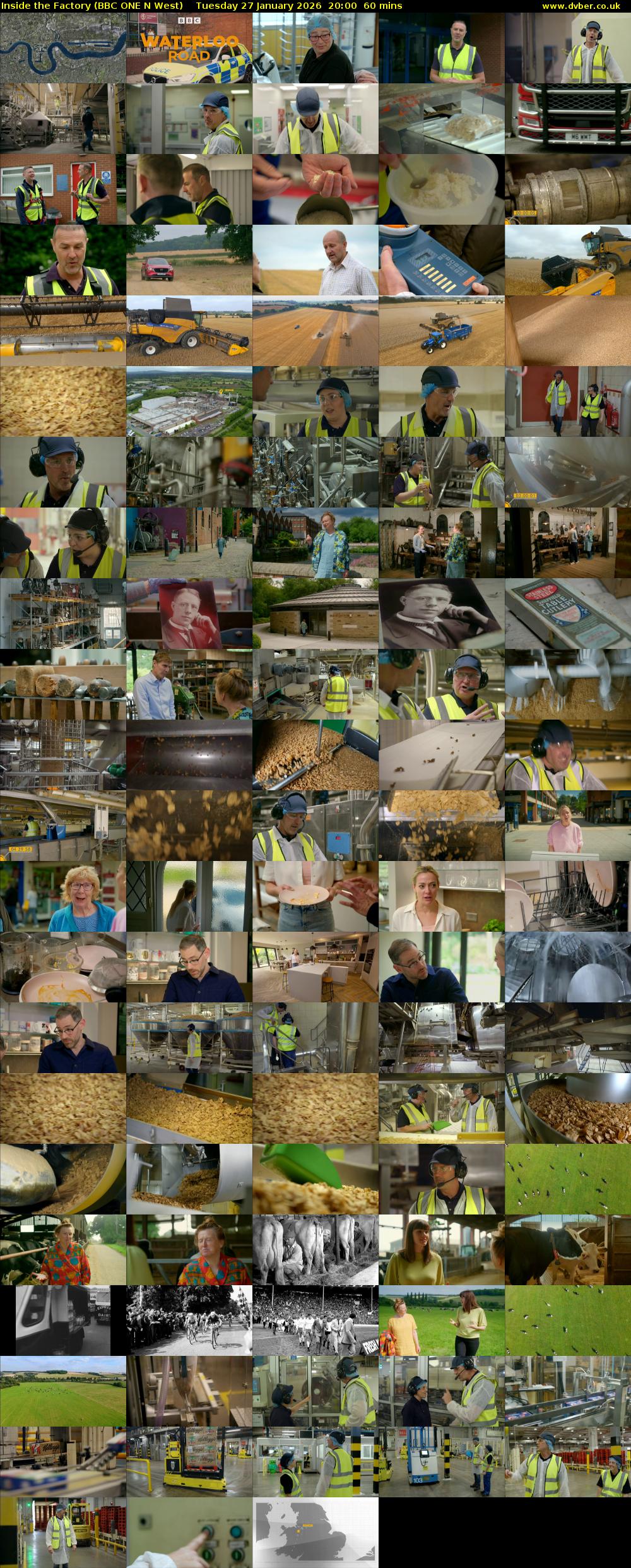 Inside the Factory (BBC ONE N West) Tuesday 27 January 2026 20:00 - 21:00