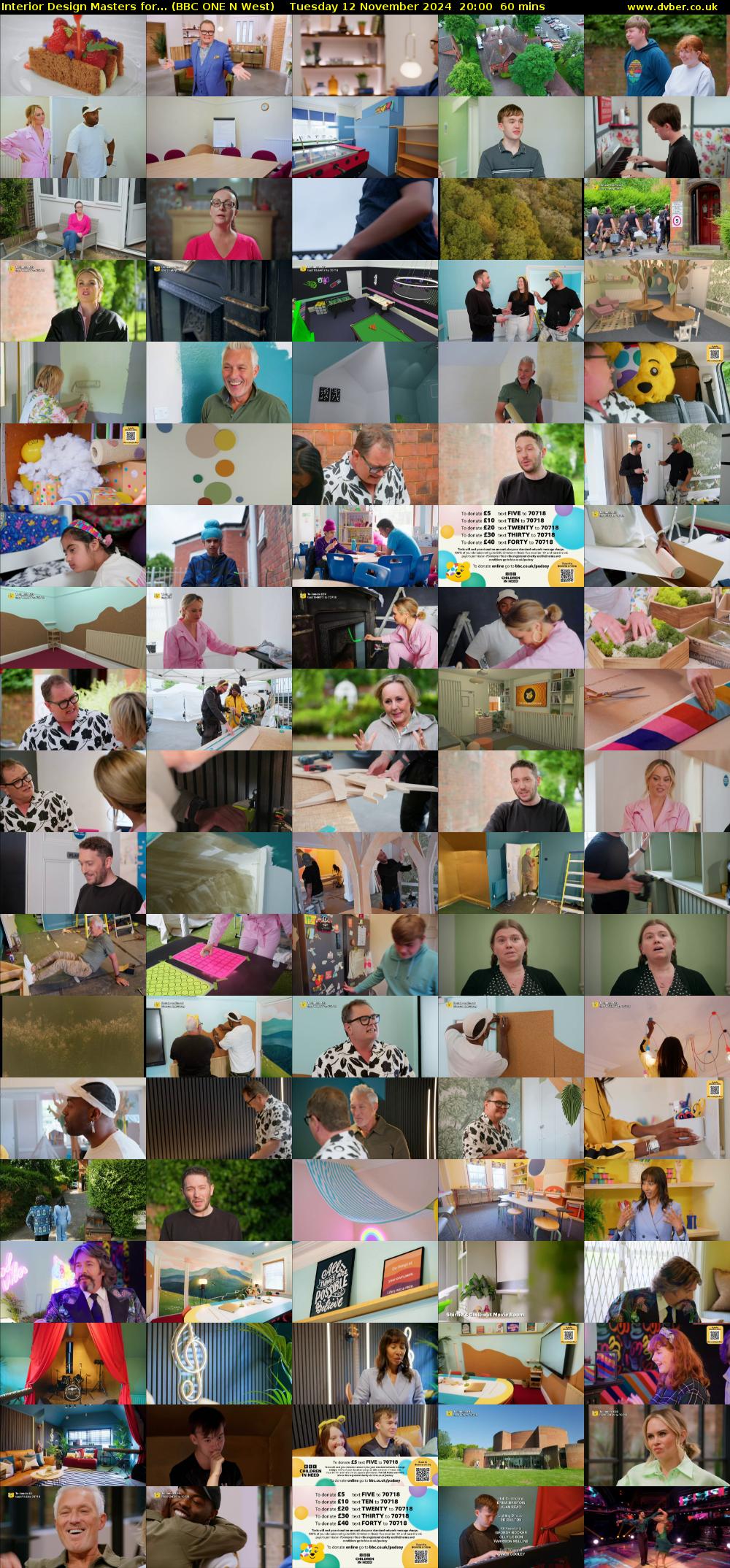 Interior Design Masters for... (BBC ONE N West) Tuesday 12 November 2024 20:00 - 21:00