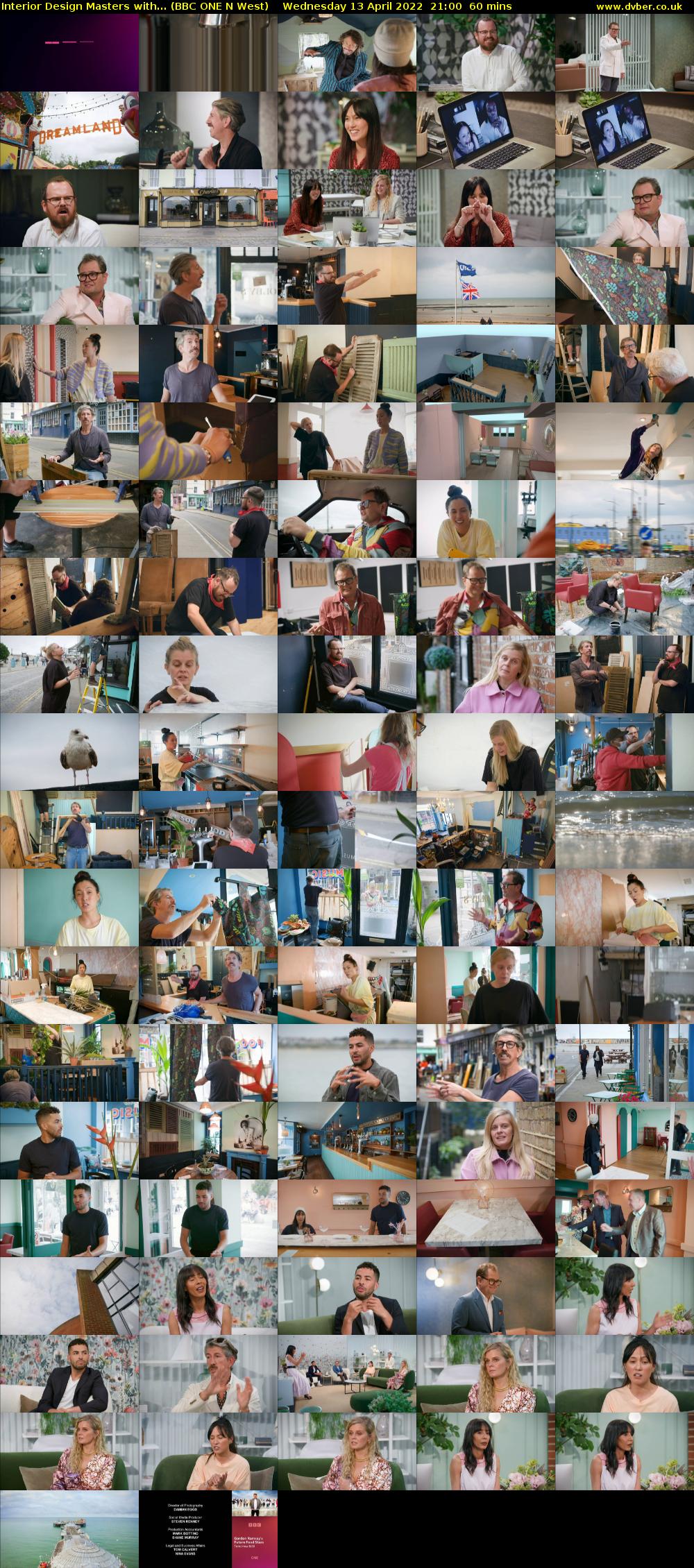 Interior Design Masters with... (BBC ONE N West) Wednesday 13 April 2022 21:00 - 22:00